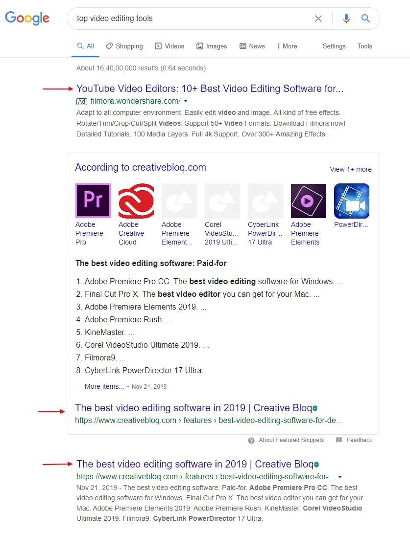 Google search