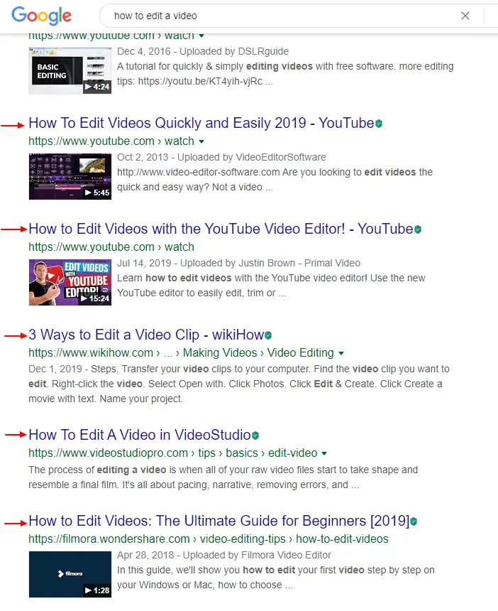 Google search