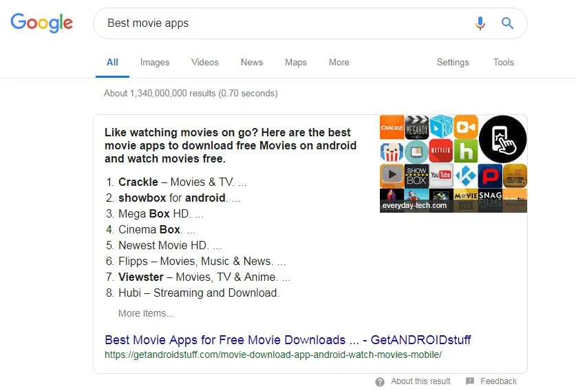 Google search