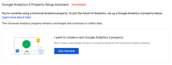 google analytics 4 property setup assistant