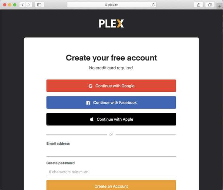Plex.tv domain name example