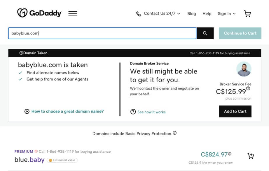 Domain check
